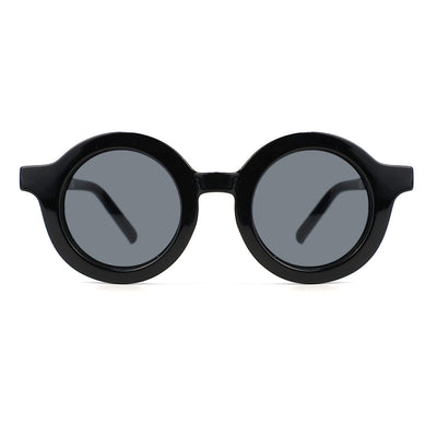 Zwarte zonnebril voor kinderen met UV bescherming van het merk Grench & Co.