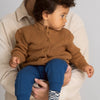 Knitted Baby Cardigan - Almond