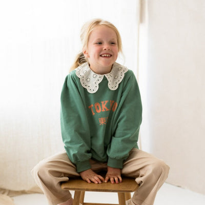 Chunky Split Sweater Seaweed