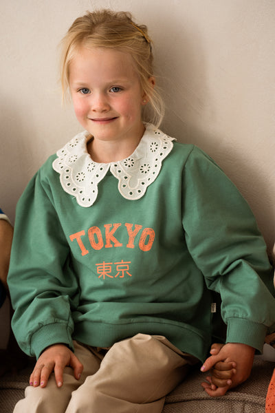 Chunky Split Sweater Seaweed