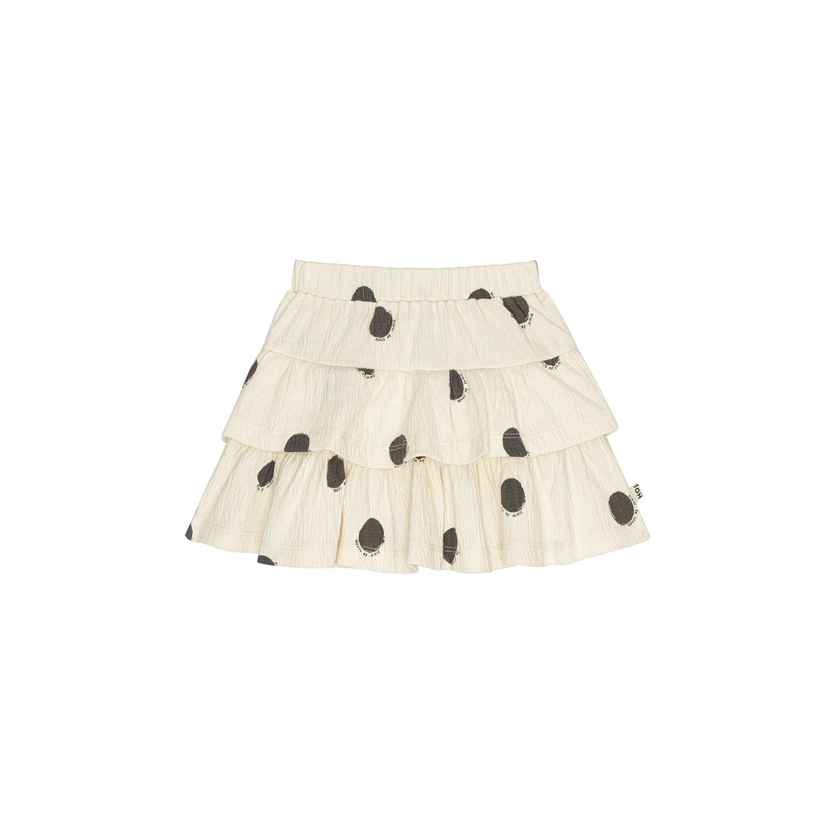 House of Jamie Ruffled Skirt Granite Dots
