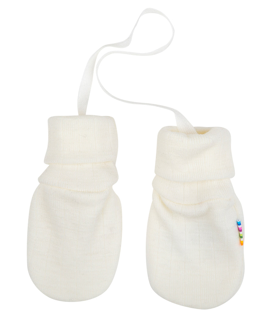 Handschoenen voor baby's / kinderen in de kleur naturel van Joha.