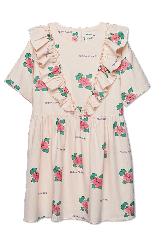 Marquesa Dress - Cream Flores
