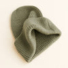 Groene beanie gebreide beanie voor kids van HVID.