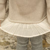 Wollen trui voor kinderen met sierlijke afwerking aan de onderzijde van Donsje