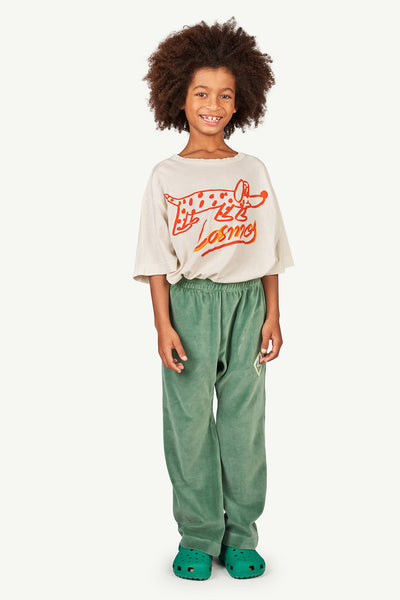 ROOSTER OVERSIZE KIDS+ T-SHIRT - WHITE DOG