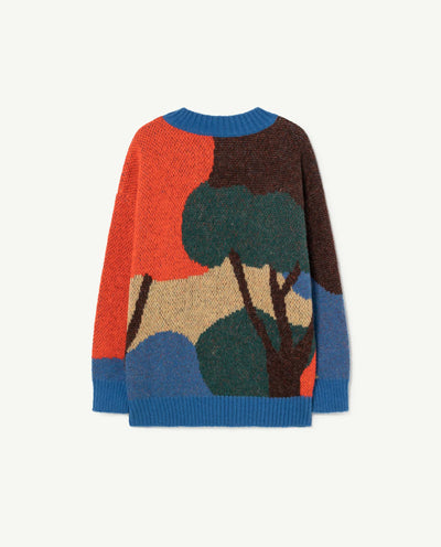 LANDSCAPE BULL KIDS+ SWEATER - MULTI