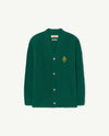 PLAIN RACOON KIDS+ CARDIGAN - GREEN