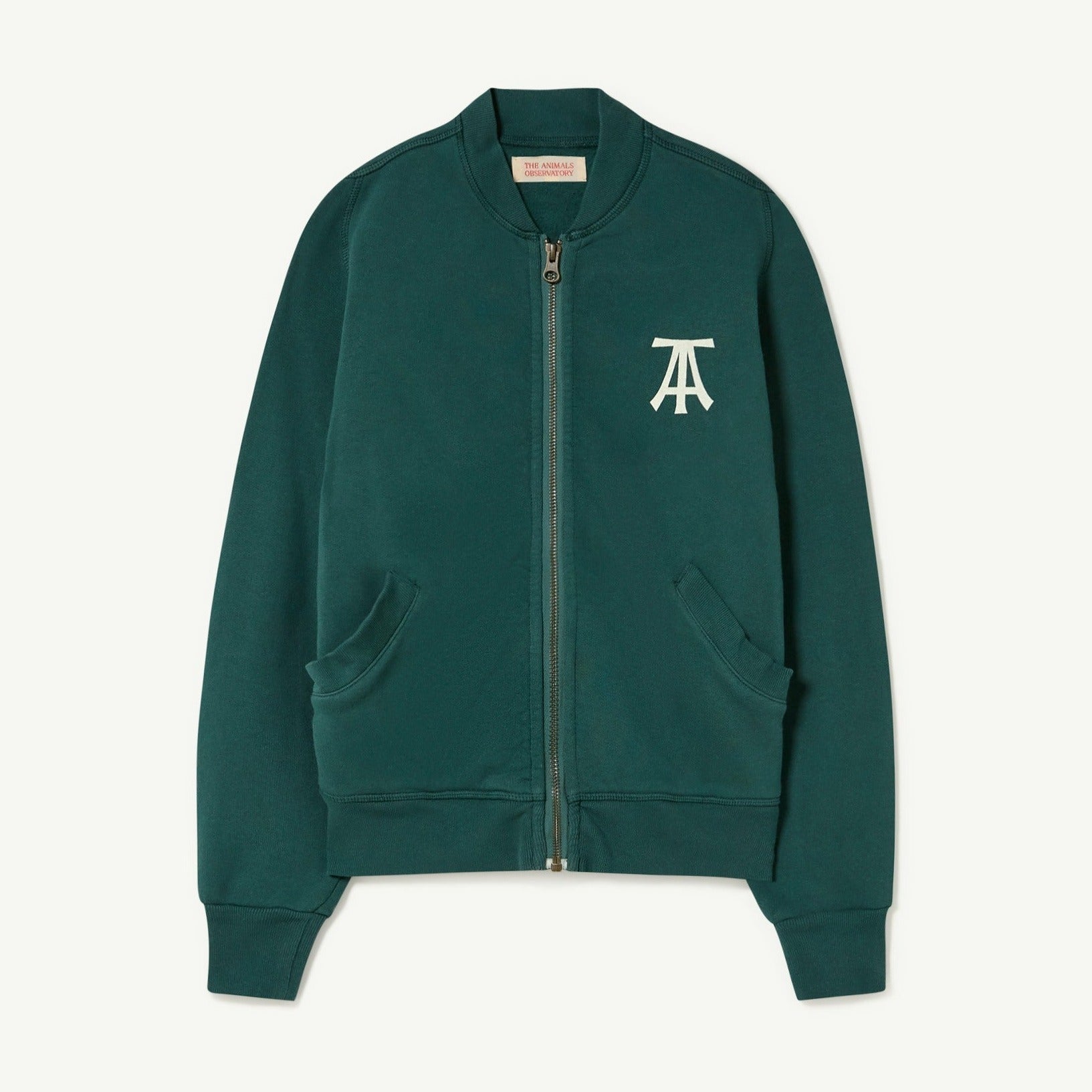 The Animals Observatory ZEBRA KIDS SWEATSHIRT Dark Green