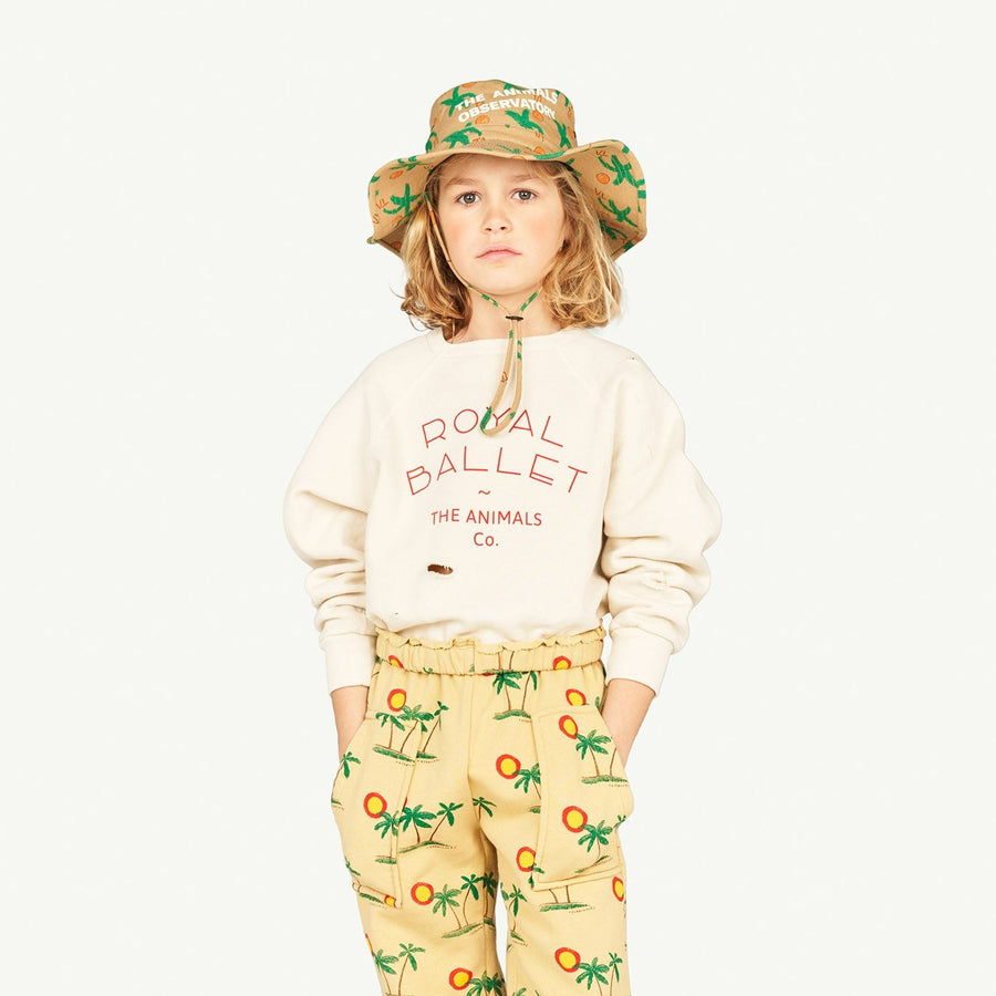 WORN SHARK KIDS SWEATSHIRT Ecru