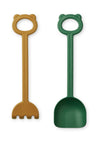 Hilda shovel & rake | Green