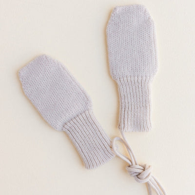 Gebreide handschoenen voor baby's / kinderen in de kleur of white van HVID.