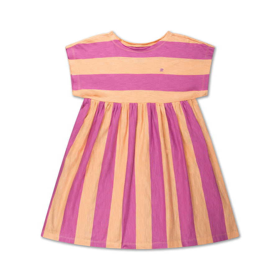 Easy peasy dress | peachy stripe