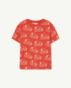 ROOSTER T-SHIRT RED