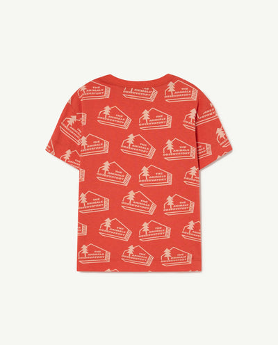 ROOSTER T-SHIRT RED