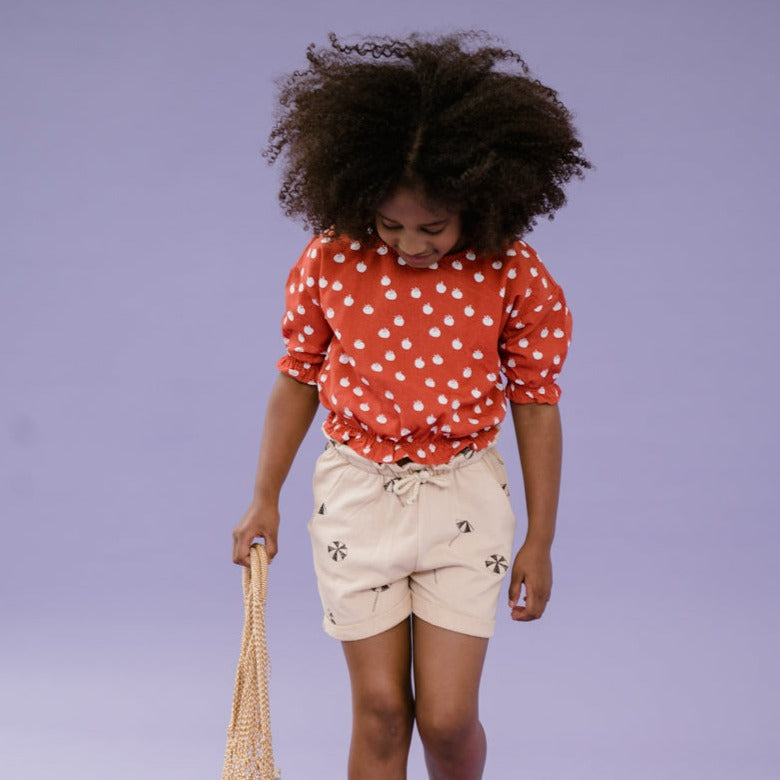 Sproet & Sprout Cropped top tomato print