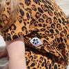 Basic leopard ss dress TENCEL™