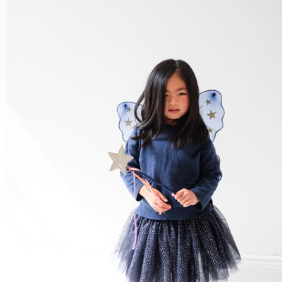 Glitter Tutu - Navy