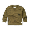 Sweatshirt dino print | Khaki