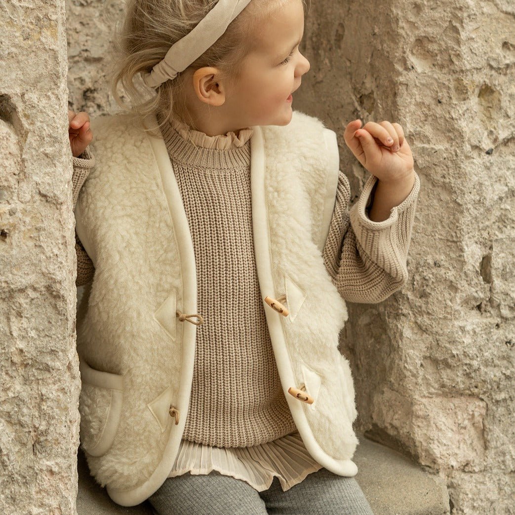 Bodywarmer junior naturel - Charly's