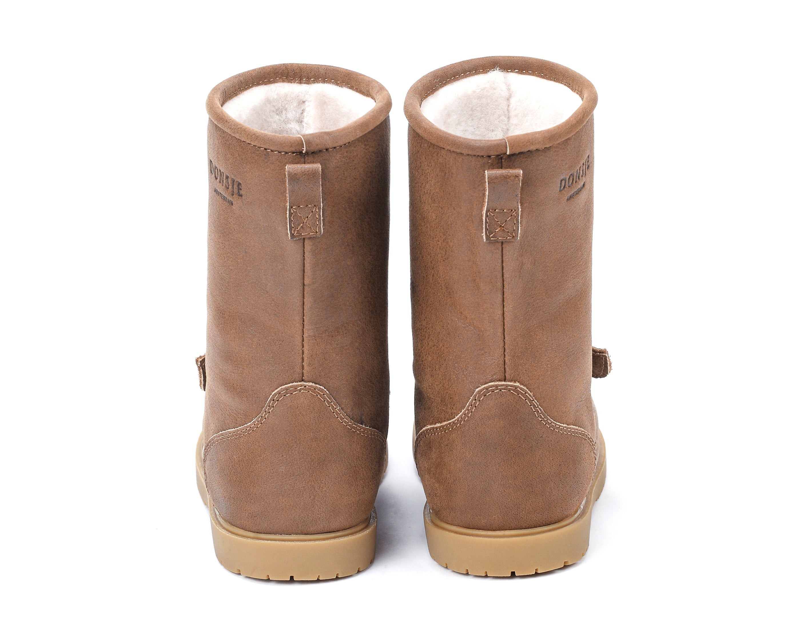 Boots chestnut leather - Charly's