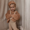 Gebreide broek met bretels voor kinderen in de kleur oath van Yuki.