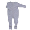Wollen jumpsuit in de kleur grijs melange voor baby's van het merk Joha.