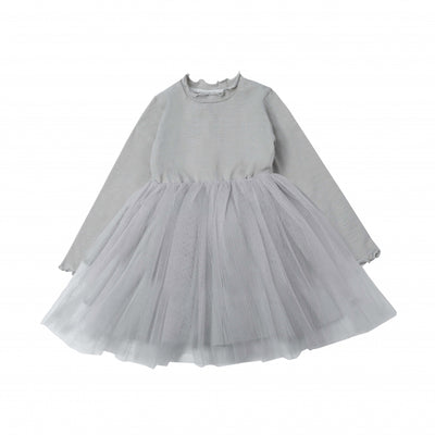 Jurkje gemaakt van tule in de levender grey voor meisjes (kinderen) van Donsje.