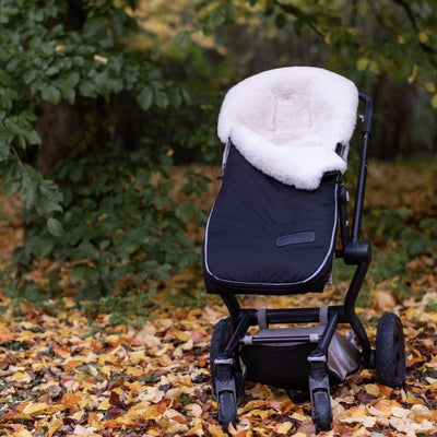 Voetenzak schapenvacht kinderwagen