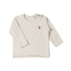 Longsleeve dust voor baby's (kinderen) met een zakje aan de voorzijde van het merk Nixnut.
