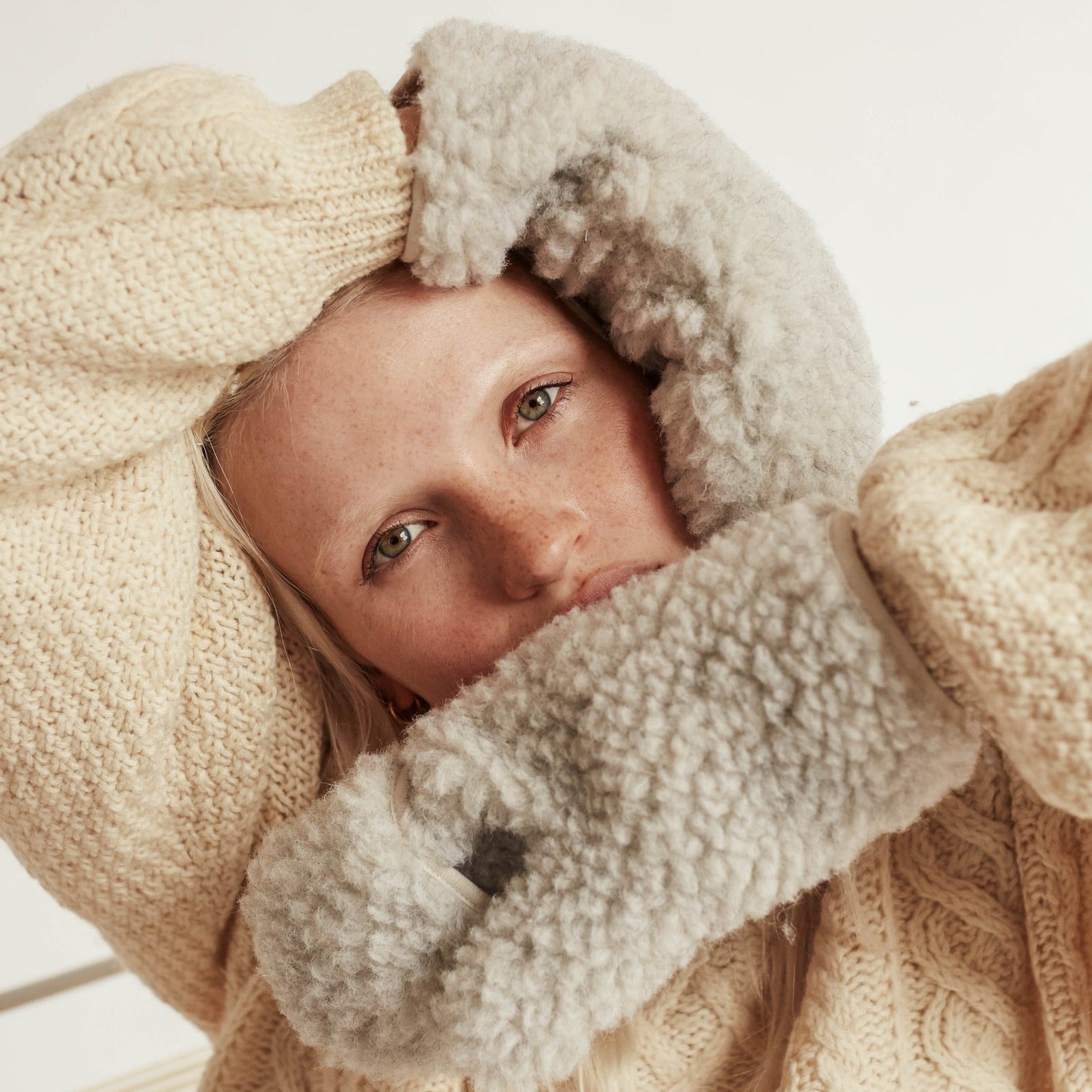 Merino mittens mama cloud - Charly's