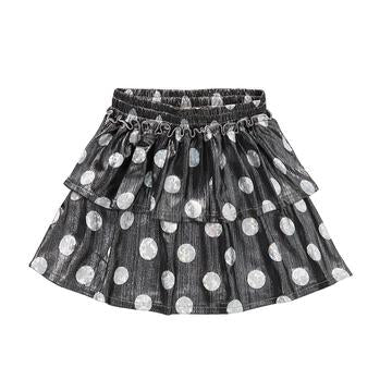 Skirt ruffle metallic dots - Charly's