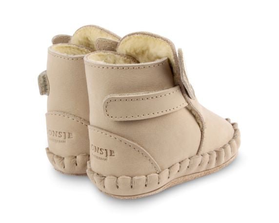 Slofjes taupe nubuck kapi - Charly's