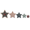 Nesting star set om in elkaar te zetten in de vorm van een ster van Mushie.