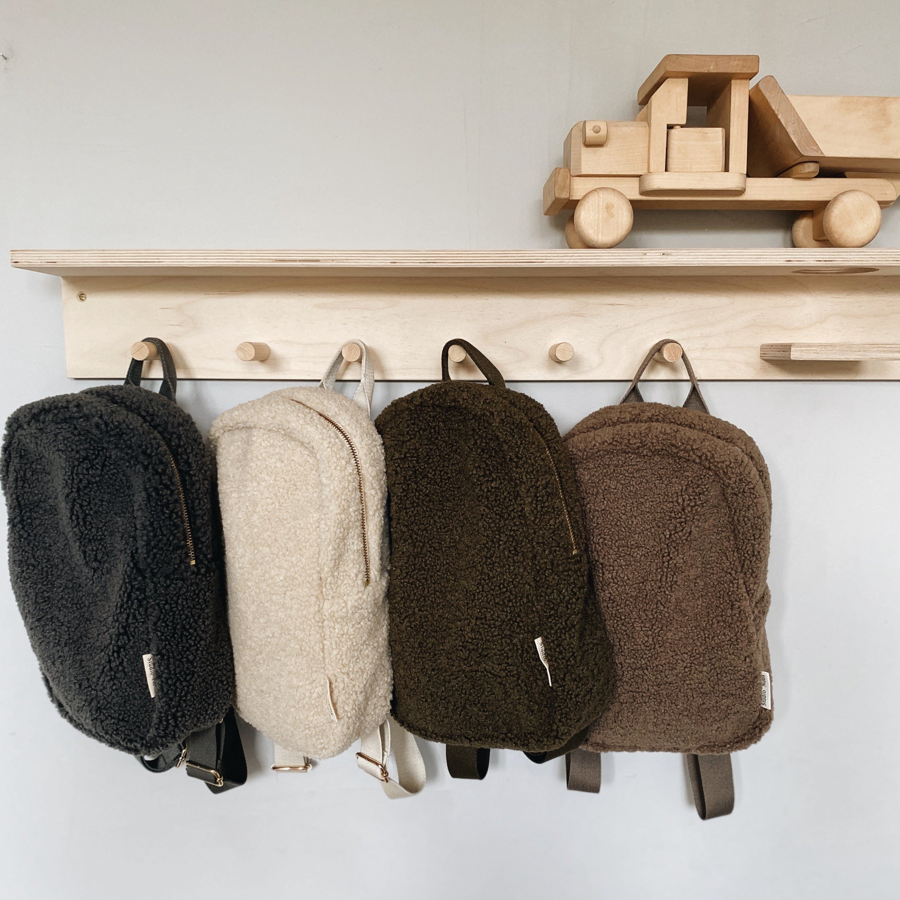 Studio Noos Personalized Rugzak Zwart - Charly's