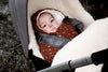 Voetenzak schapenvacht kinderwagen
